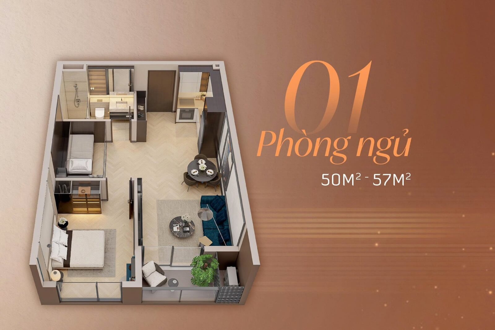 thiết kế căn hộ lakeside gardens giải phóng